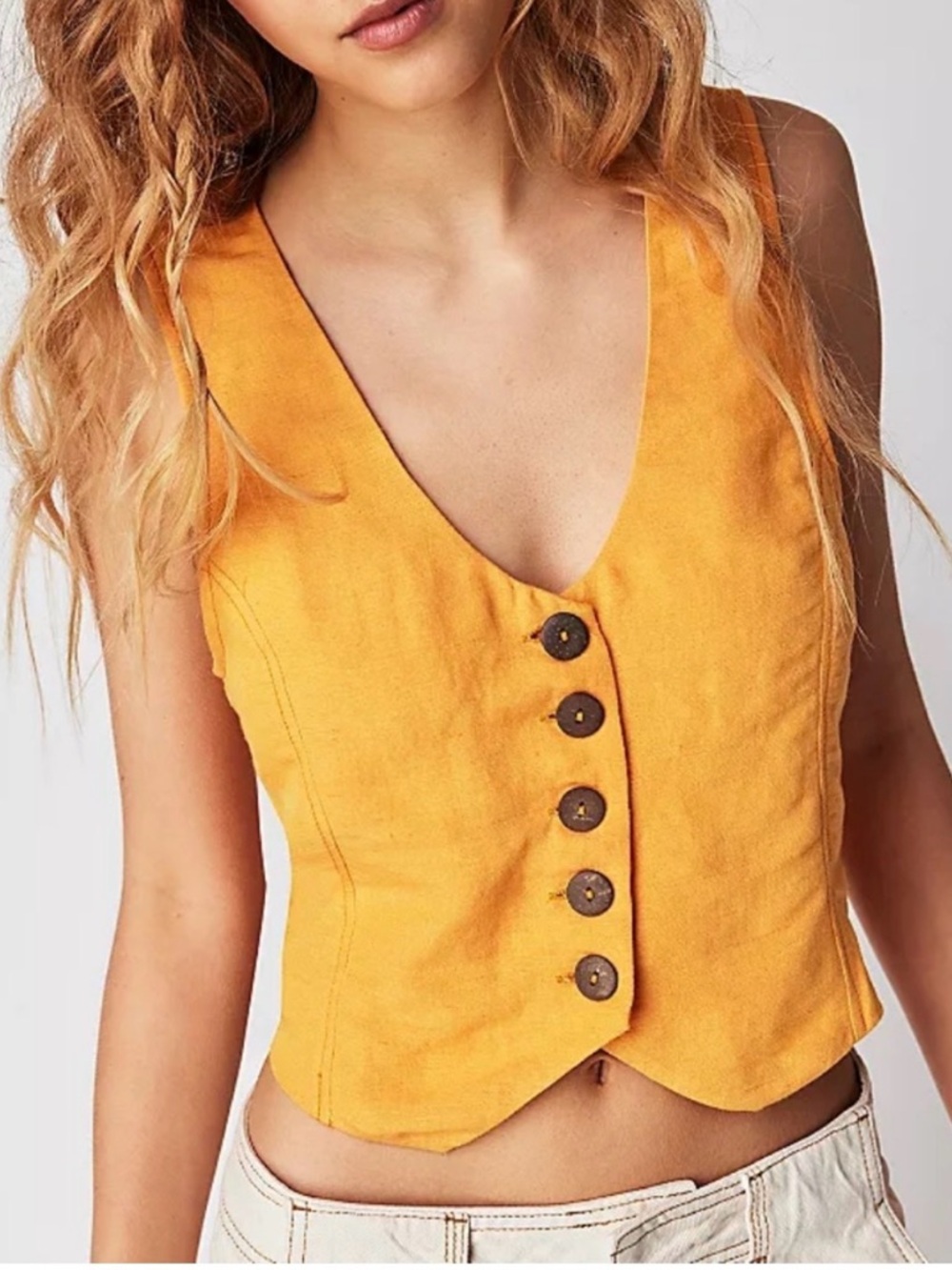 🔆FREE PEOPLE Reisling Vest size S